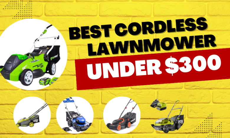 Best Cordless Lawn mower under $300